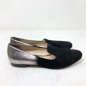 M. Gemi black suede  loafers flats 6.5